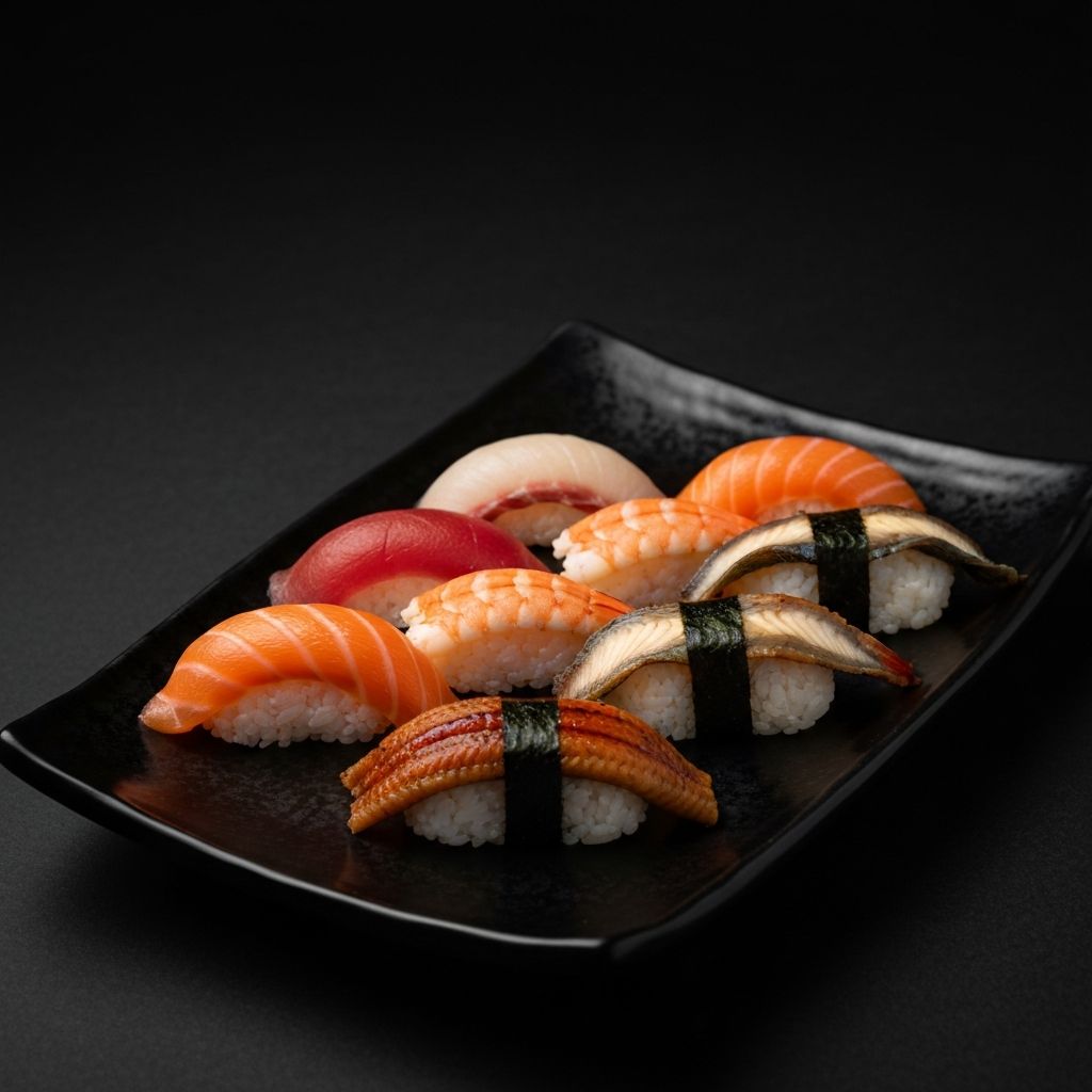 Prato de sushi